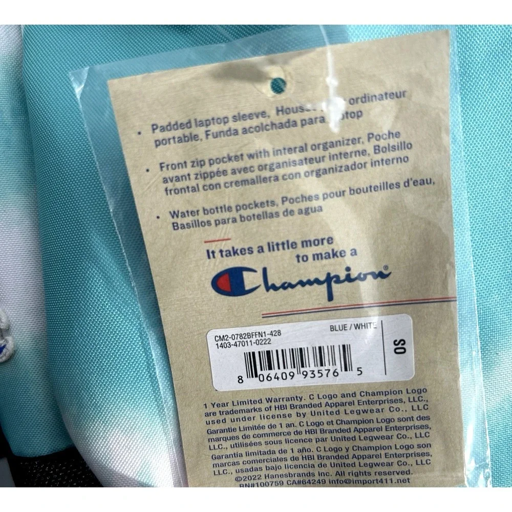 Champion Supersize‎ 4.0 Unisex Backpack Fits a 15